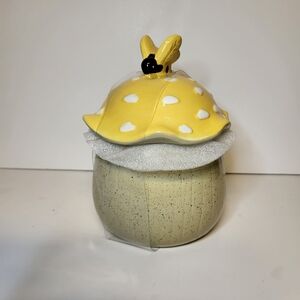 Place & Time Spring and Summer Indoor   Container Mushoom Ceramic